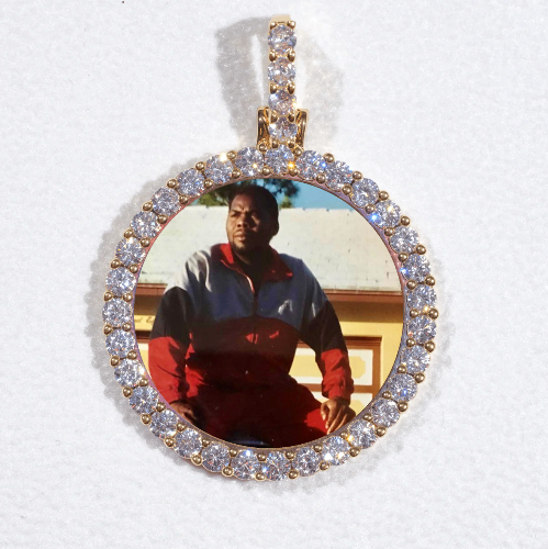 3D CIRCLE CUSTOM PICTURE PENDANT SMALL SIZE