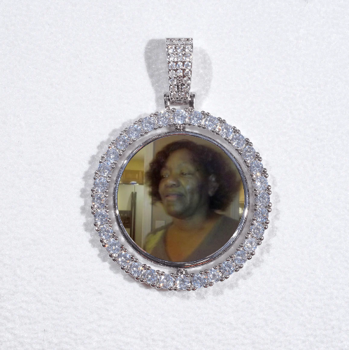3D Spinning 2-Faced Custom Picture Pendant