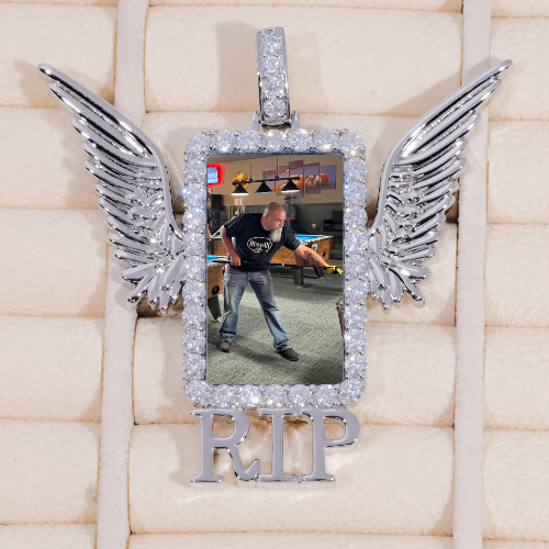 RIP WING 3D CUSTOM PICTURE PENDANT