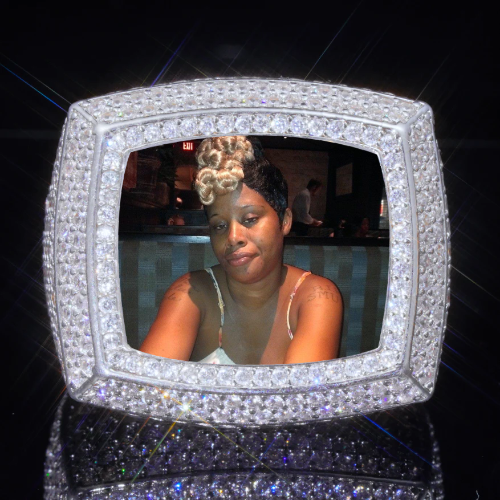 3D CUSTOM PICTURE ICED RING