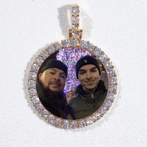 3D CIRCLE CUSTOM PICTURE PENDANT SMALL SIZE