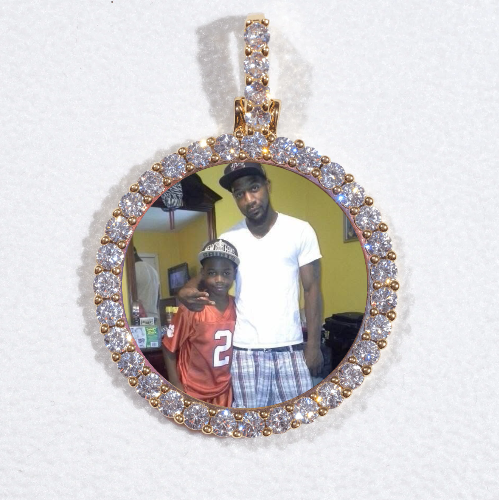 3D CIRCLE CUSTOM PICTURE PENDANT SMALL SIZE