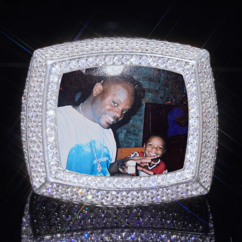 3D CUSTOM PICTURE ICED RING