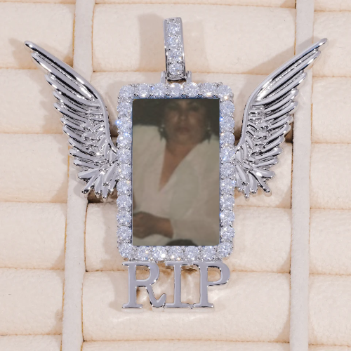 RIP WING 3D CUSTOM PICTURE PENDANT