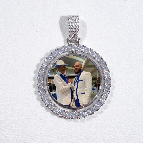 3D Spinning 2-Faced Custom Picture Pendant