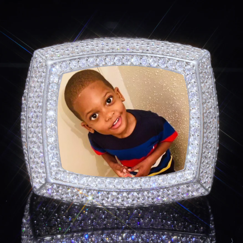 3D CUSTOM PICTURE ICED RING