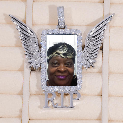 RIP WING 3D CUSTOM PICTURE PENDANT