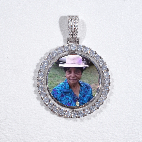 3D Spinning 2-Faced Custom Picture Pendant