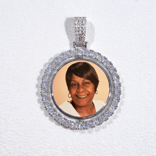 3D Spinning 2-Faced Custom Picture Pendant