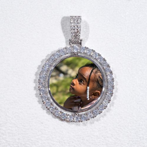3D Spinning 2-Faced Custom Picture Pendant