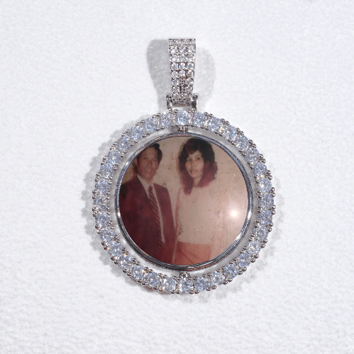3D Spinning 2-Faced Custom Picture Pendant