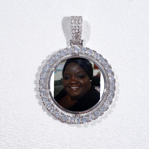 3D Spinning 2-Faced Custom Picture Pendant