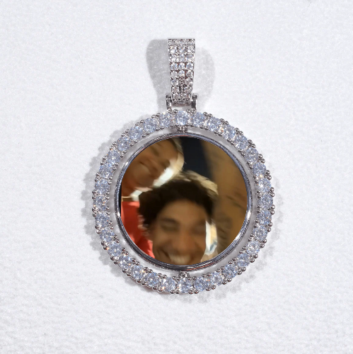 3D Spinning 2-Faced Custom Picture Pendant
