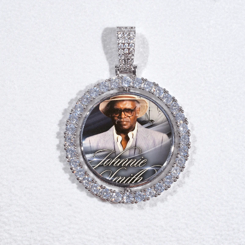 3D Spinning 2-Faced Custom Picture Pendant