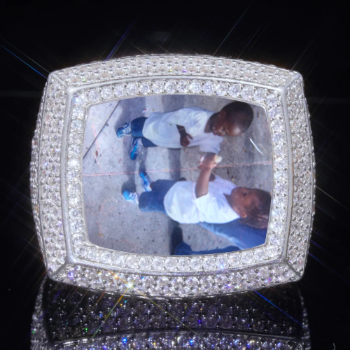 3D CUSTOM PICTURE ICED RING