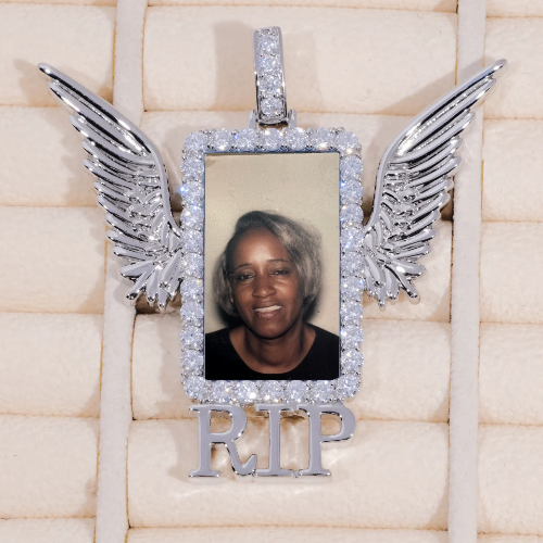 RIP WING 3D CUSTOM PICTURE PENDANT