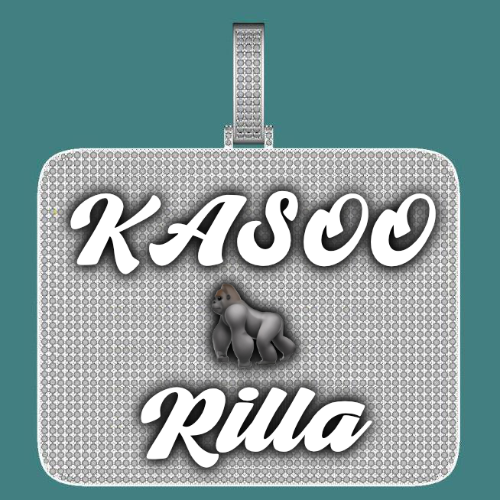 CUSTOM LETTER NECKLACE 3D BIG SQUARE