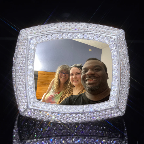 3D CUSTOM PICTURE ICED RING