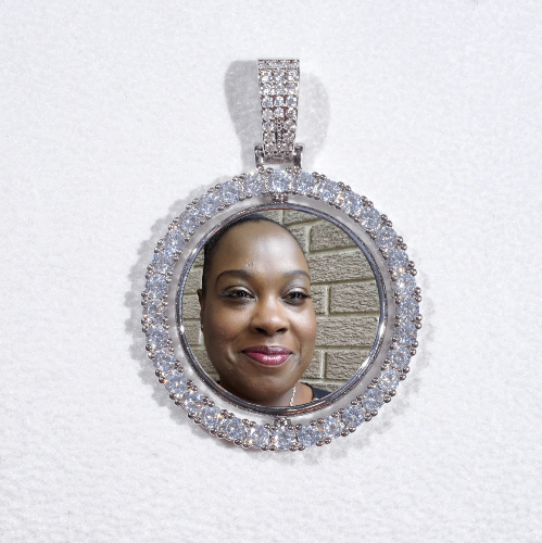 3D Spinning 2-Faced Custom Picture Pendant