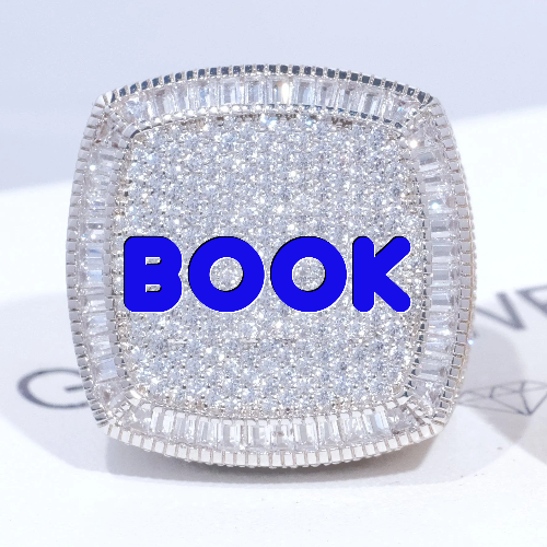 CUSTOM LETTER 3D ICED RING