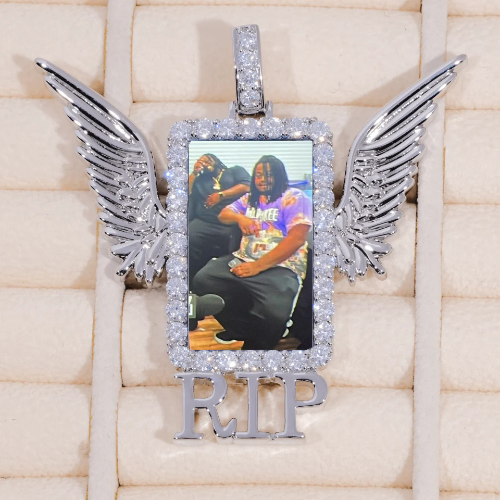RIP WING 3D CUSTOM PICTURE PENDANT