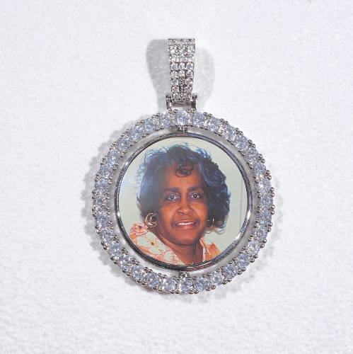 3D Spinning 2-Faced Custom Picture Pendant