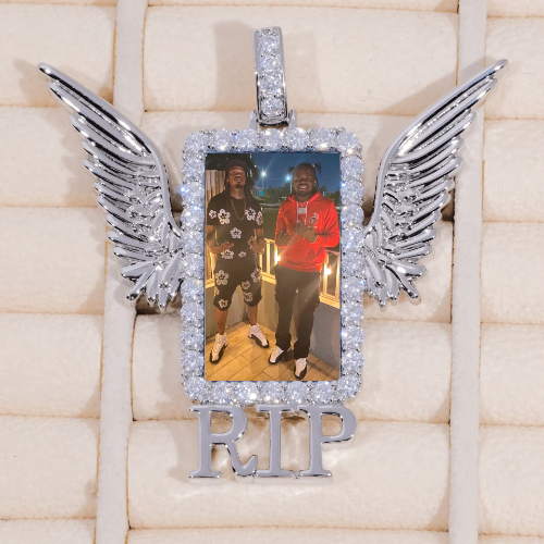 RIP WING 3D CUSTOM PICTURE PENDANT