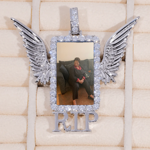 RIP WING 3D CUSTOM PICTURE PENDANT