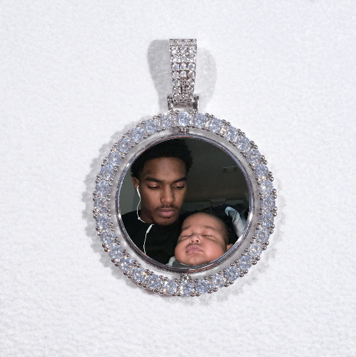 3D Spinning 2-Faced Custom Picture Pendant