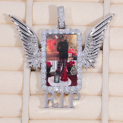RIP WING 3D CUSTOM PICTURE PENDANT