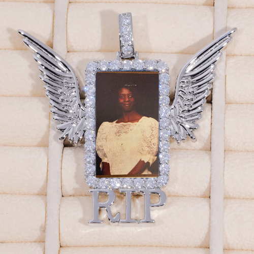 RIP WING 3D CUSTOM PICTURE PENDANT