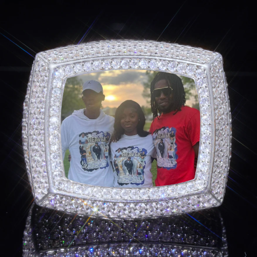 3D CUSTOM PICTURE ICED RING