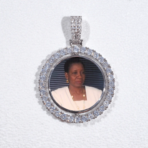 3D Spinning 2-Faced Custom Picture Pendant