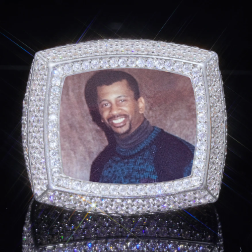 3D CUSTOM PICTURE ICED RING