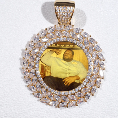 Large 3D Wheat Ear Custom Picture Pendant