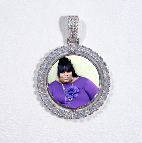 3D Spinning 2-Faced Custom Picture Pendant