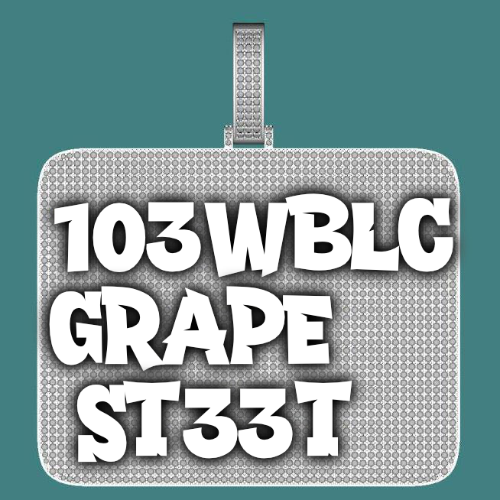 CUSTOM LETTER NECKLACE 3D BIG SQUARE