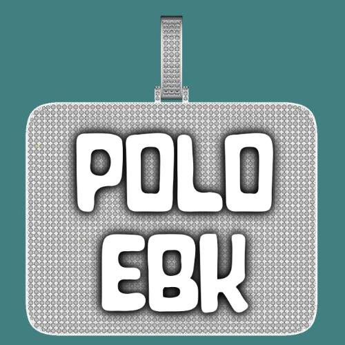 CUSTOM LETTER NECKLACE 3D BIG SQUARE