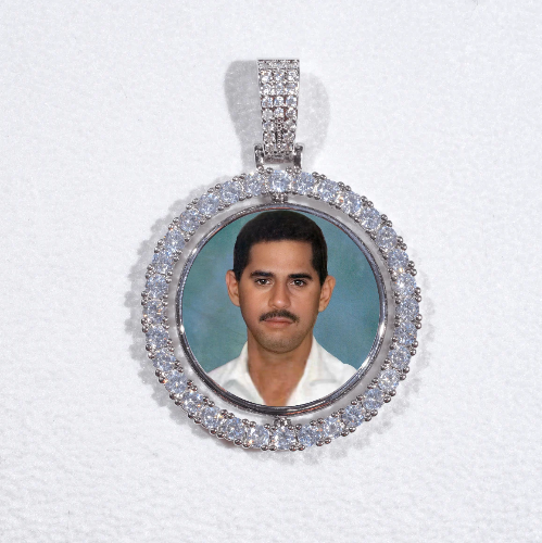 3D Spinning 2-Faced Custom Picture Pendant