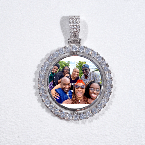3D Spinning 2-Faced Custom Picture Pendant