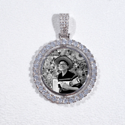 3D Spinning 2-Faced Custom Picture Pendant