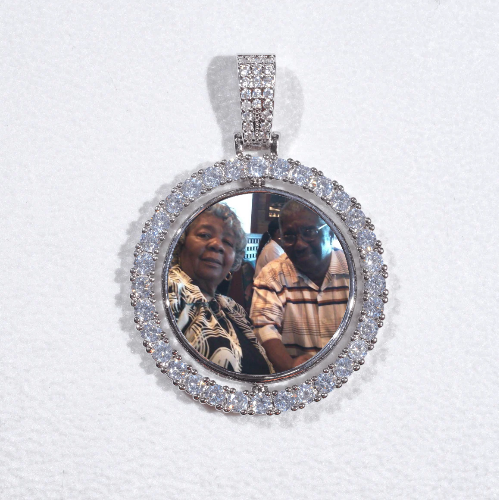 3D Spinning 2-Faced Custom Picture Pendant