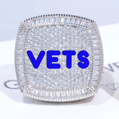 CUSTOM LETTER 3D ICED RING