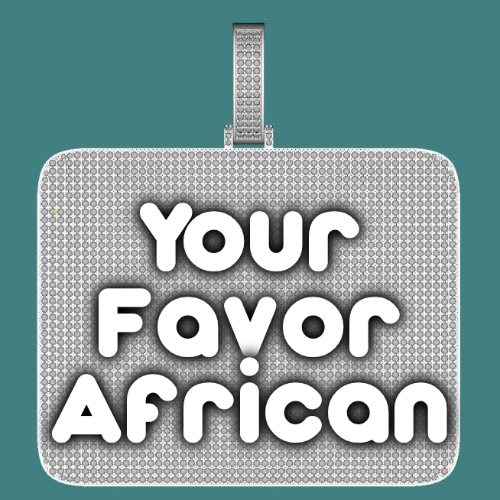 CUSTOM LETTER NECKLACE 3D BIG SQUARE