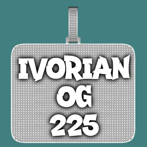 CUSTOM LETTER NECKLACE 3D BIG SQUARE