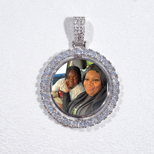 3D Spinning 2-Faced Custom Picture Pendant