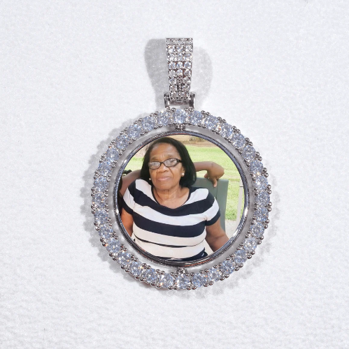 3D Spinning 2-Faced Custom Picture Pendant