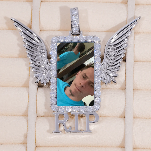 RIP WING 3D CUSTOM PICTURE PENDANT