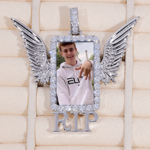 RIP WING 3D CUSTOM PICTURE PENDANT