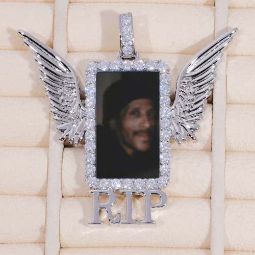 RIP WING 3D CUSTOM PICTURE PENDANT